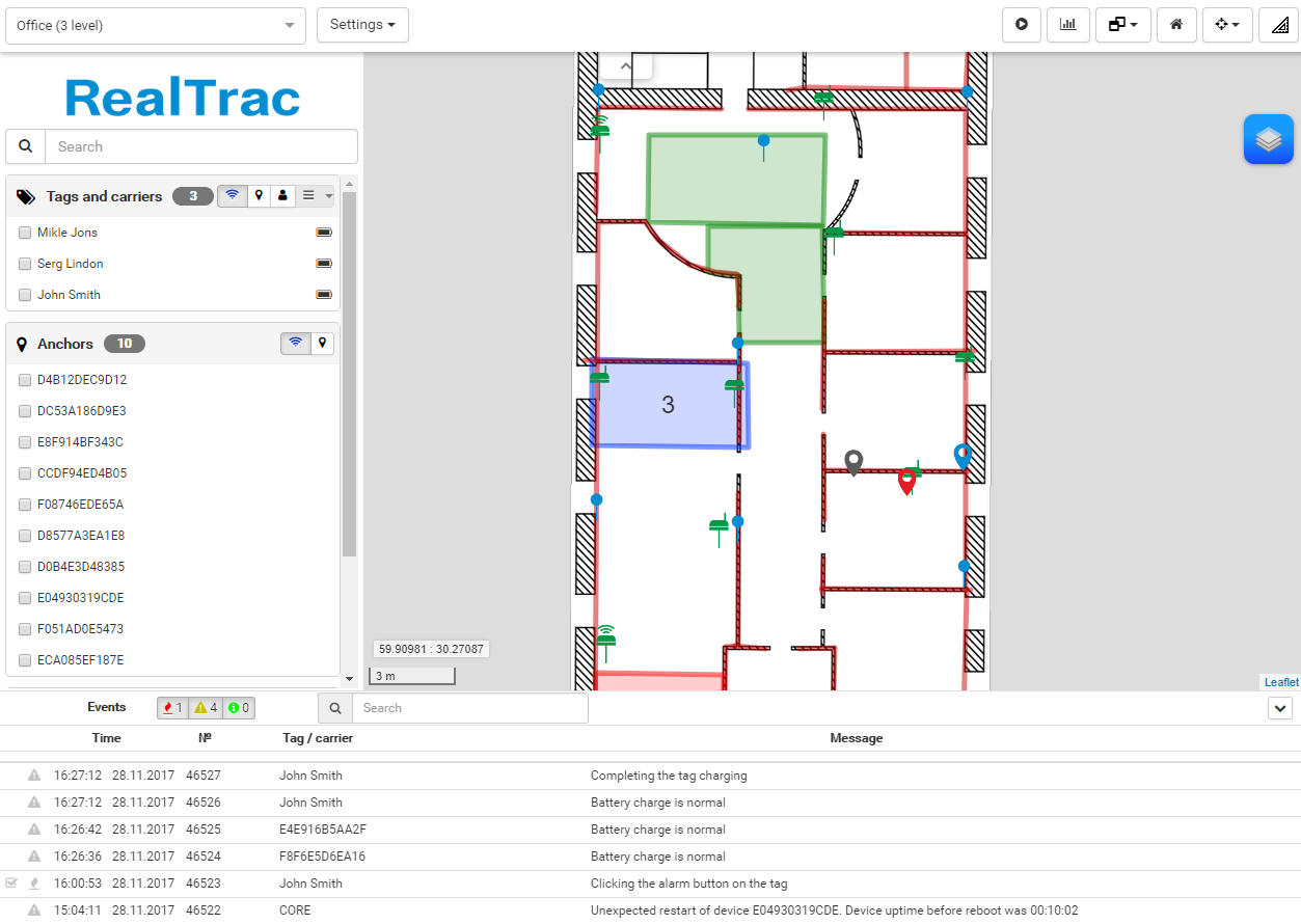 Interface RealTrac 3.1