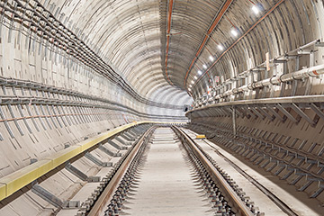 Tunnel under construction — RealTrac Tunnel personnel positioning and communication